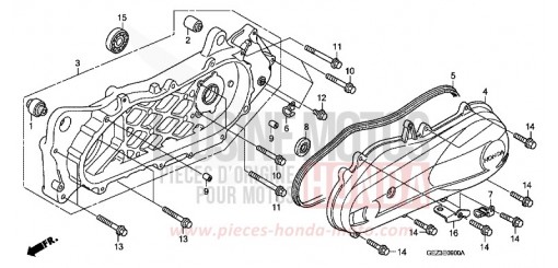 BRAS OSCILLANT/PANNEAU CARTER-MOTEUR G. NPS505 de 2005